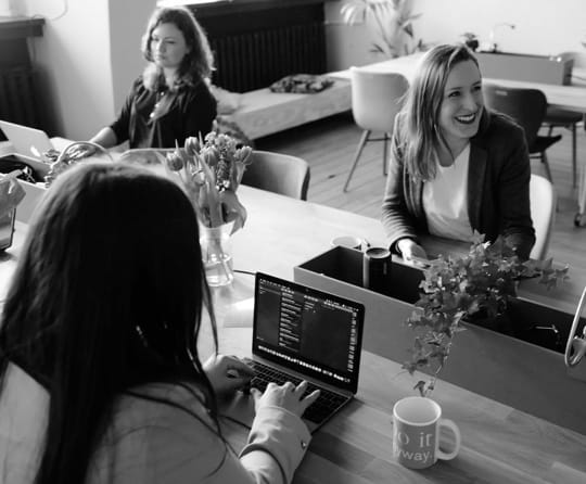 picture of women at a work meeting